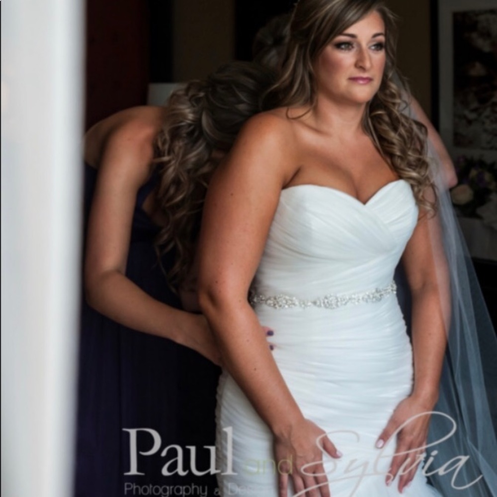Mori Lee 5108 ivory wedding dress size 12